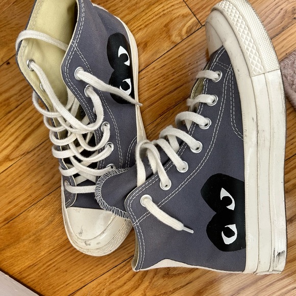 Comme des Garçons PLAY x Converse Chuck Taylor® Hidden Heart High Top Sneaker - Picture 6 of 7